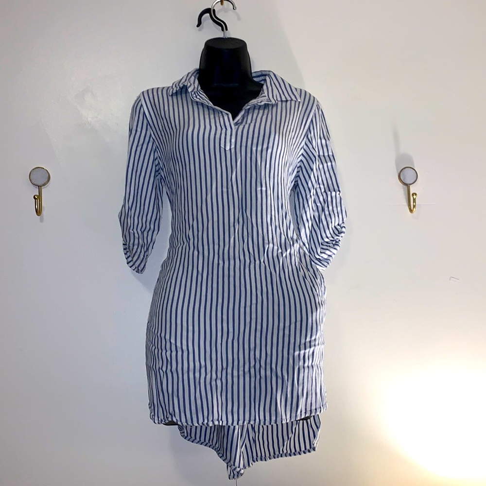 Shirtdress with pockets